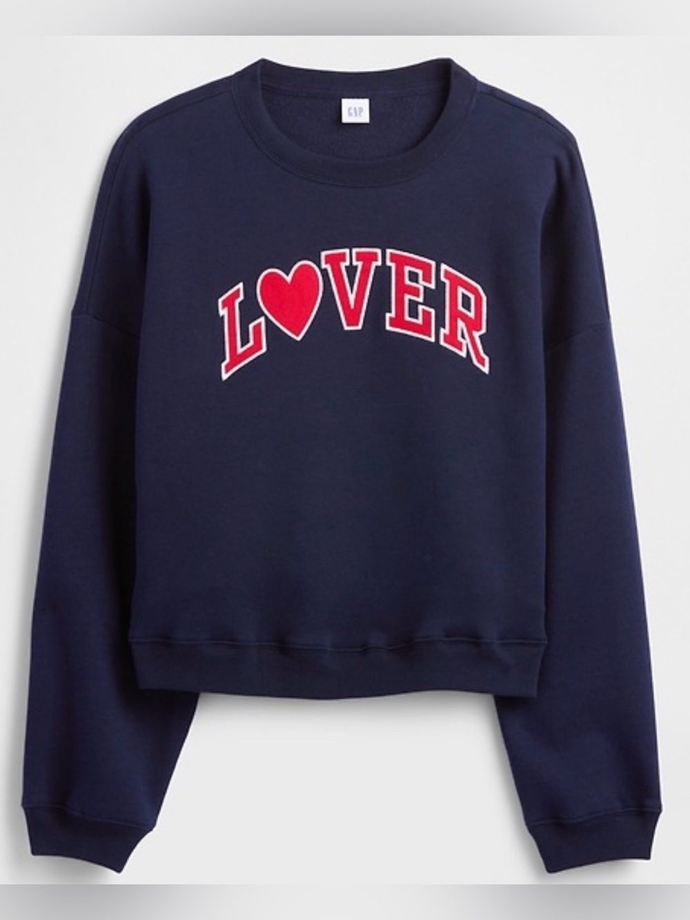 GAP | Women’s Oversized Holiday Graphic Navy Sweatshirt | Size Large ✨NEW✨